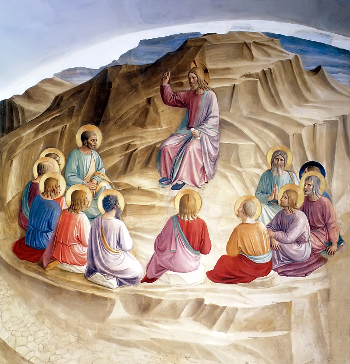 Resultado de imagen de el sermón del monte fra angelico